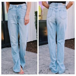 The Cooper Hi Rise Side Slit Jeans, Adrenaline Rush | BLANK NYC Size 24, 25 & 29